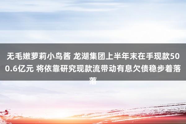 无毛嫩萝莉小鸟酱 龙湖集团上半年末在手现款500.6亿元 将依靠研究现款流带动有息欠债稳步着落