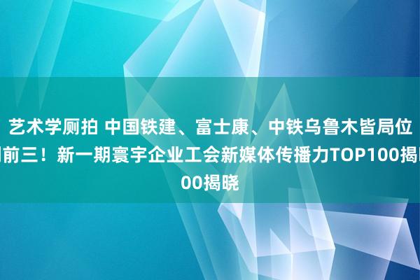 艺术学厕拍 中国铁建、富士康、中铁乌鲁木皆局位列前三！新一期寰宇企业工会新媒体传播力TOP100揭晓