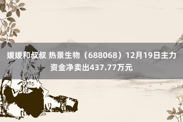 媛媛和叔叔 热景生物（688068）12月19日主力资金净卖出437.77万元