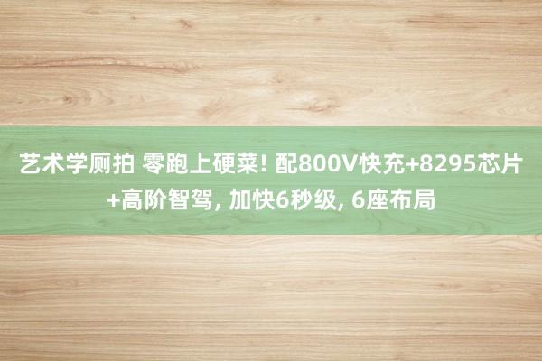 艺术学厕拍 零跑上硬菜! 配800V快充+8295芯片+高阶智驾， 加快6秒级， 6座布局