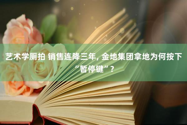 艺术学厕拍 销售连降三年， 金地集团拿地为何按下“暂停键”?